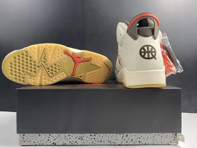 Rep Quai54 AIR CZ4152-100 Retro 6 Jordan (2020) Sail Brown 0808